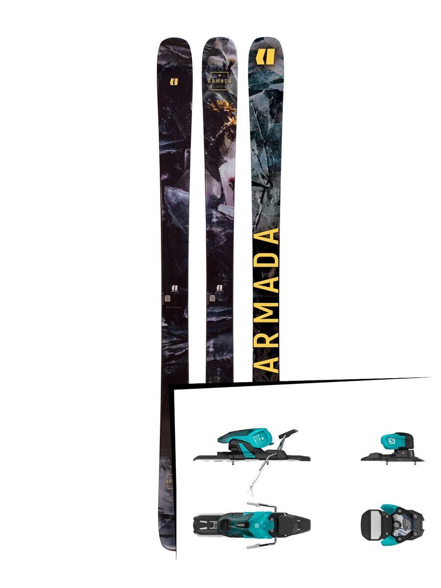 Set: Armada Arw 86 2019 + Salomon Warden 11 turquoise/black - Bild 1