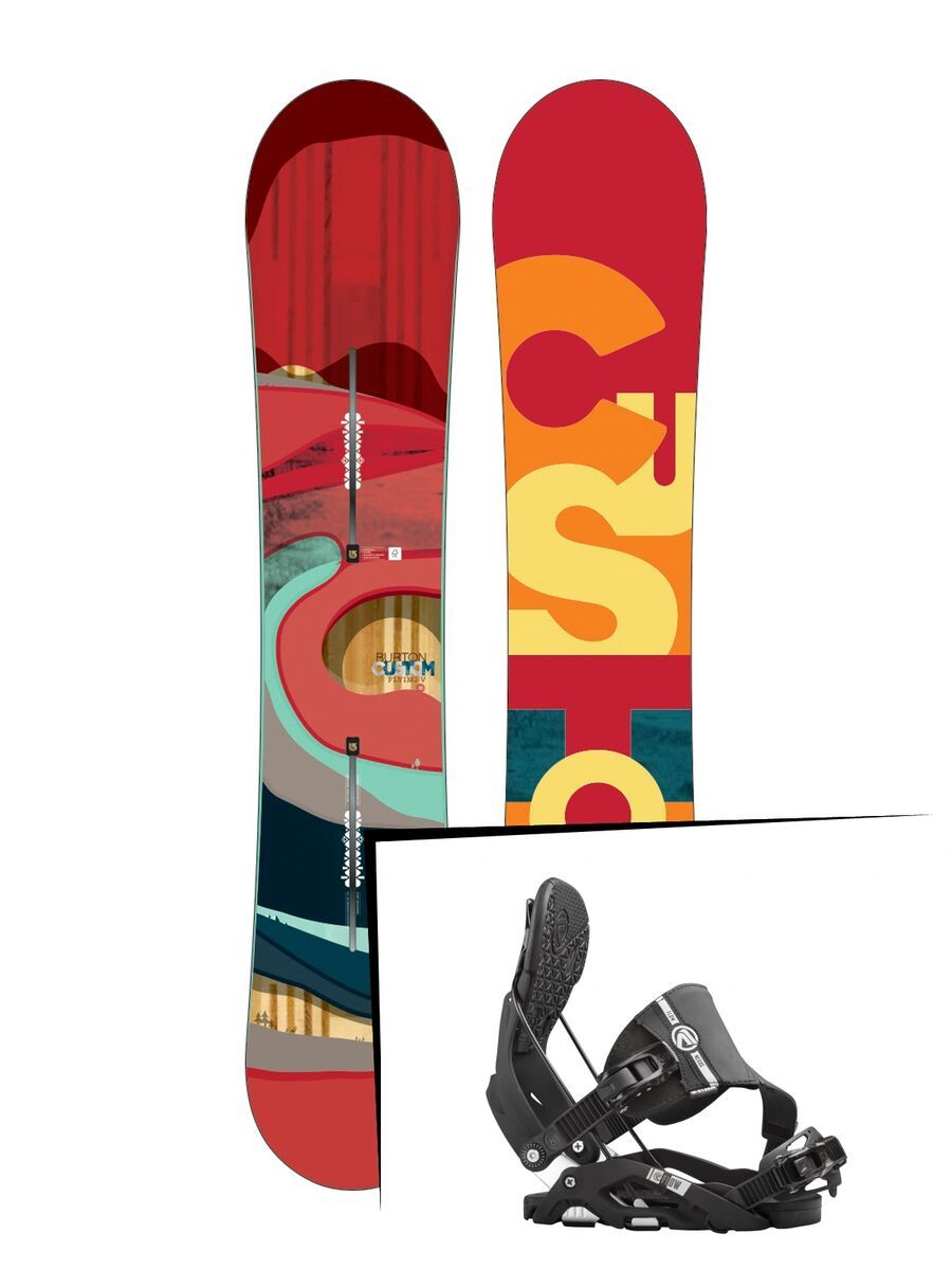 Set: Burton Custom Flying V 2016 + Flow Nexus Hybrid (1513166S) - Bild 1