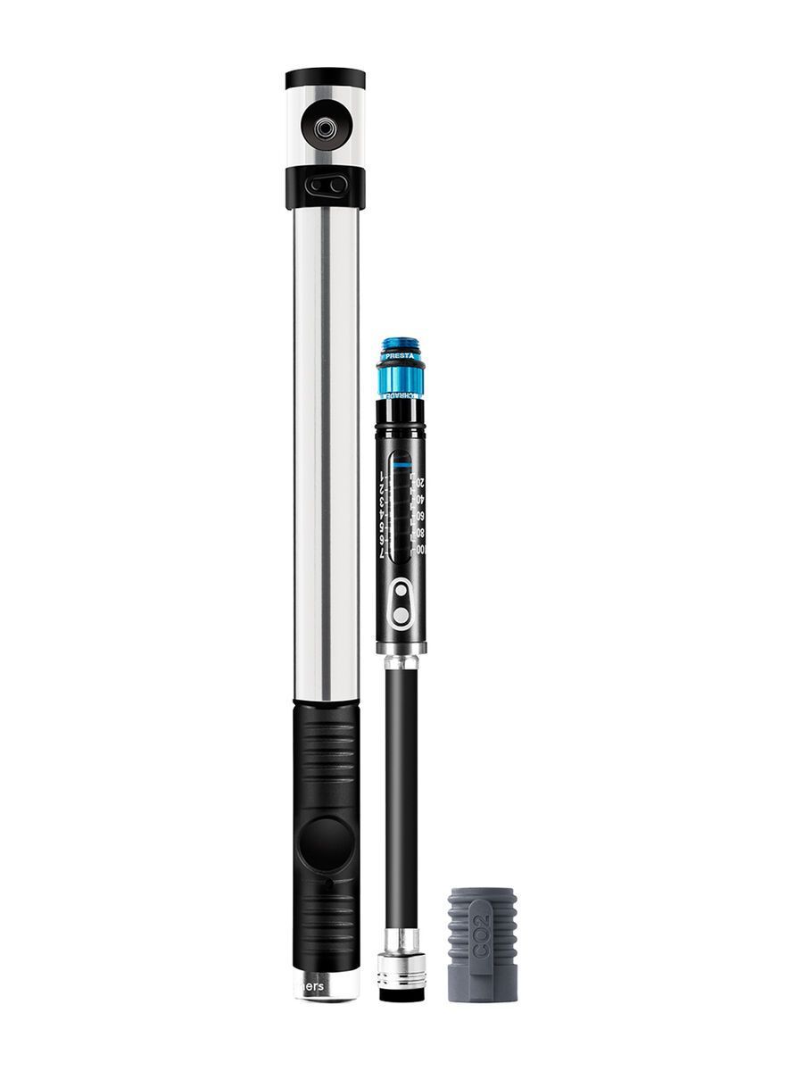 Crankbrothers Minipumpe Klic HP mit Manometer / CO2 - Bild 1