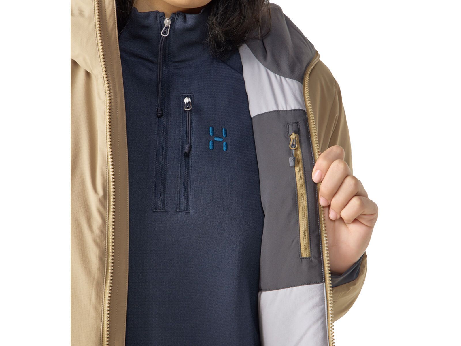 Haglöfs MIMIC Alert Hood Women, oak brown - Bild 8