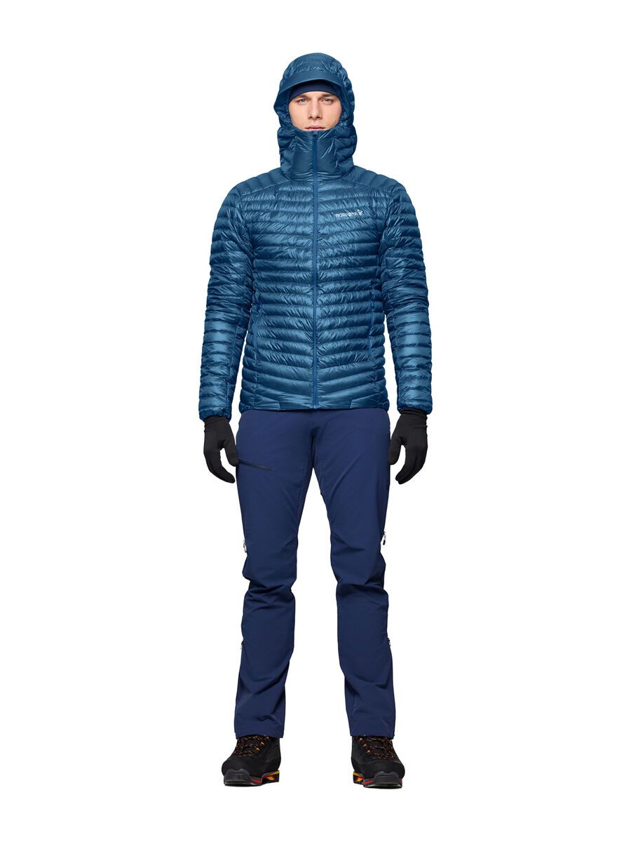 Norrona trollveggen down800 super light Hood M's, dark blue - Bild 4