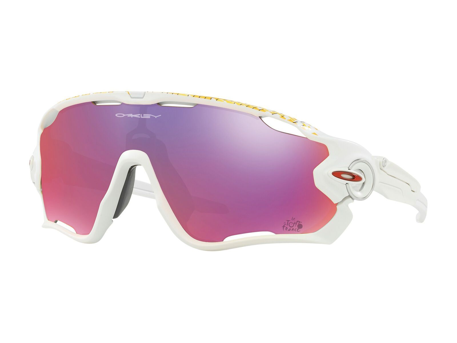 Oakley Jawbreaker Prizm Road, matte white/Lens: prizm road - Bild 1
