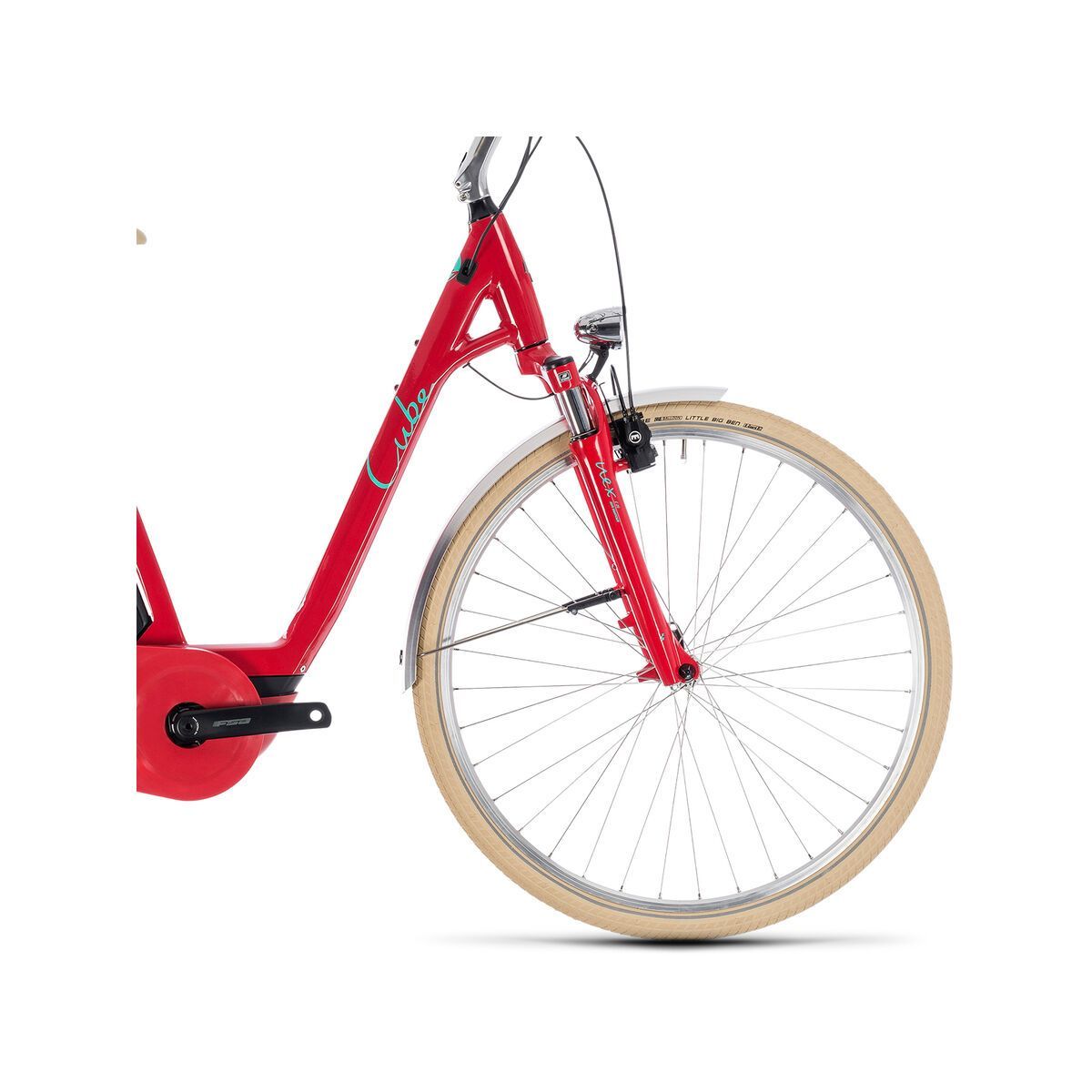 Cube Elly Cruise Hybrid 500, red´n´mint - Bild 3