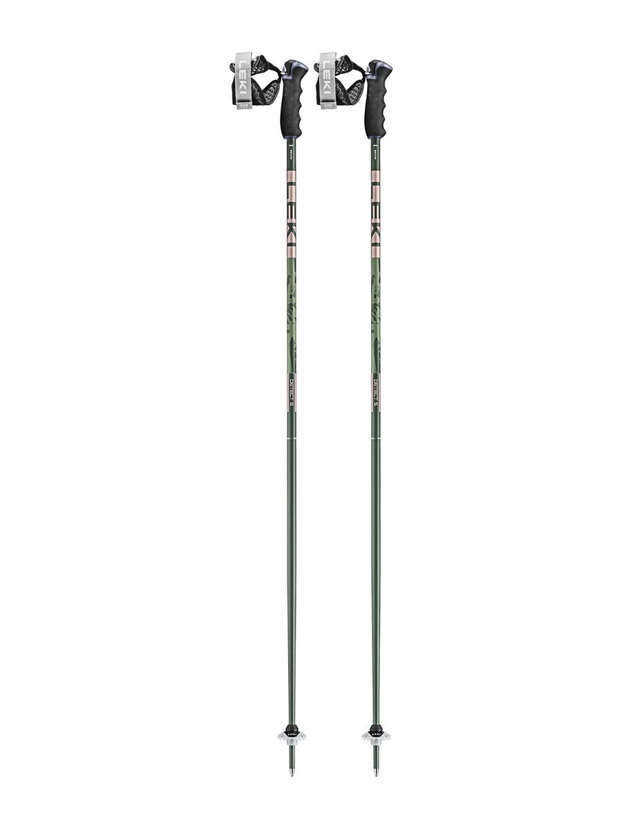 Leki Detect S olivgreen/darkolive/pearlcopper 125 cm 65368113125