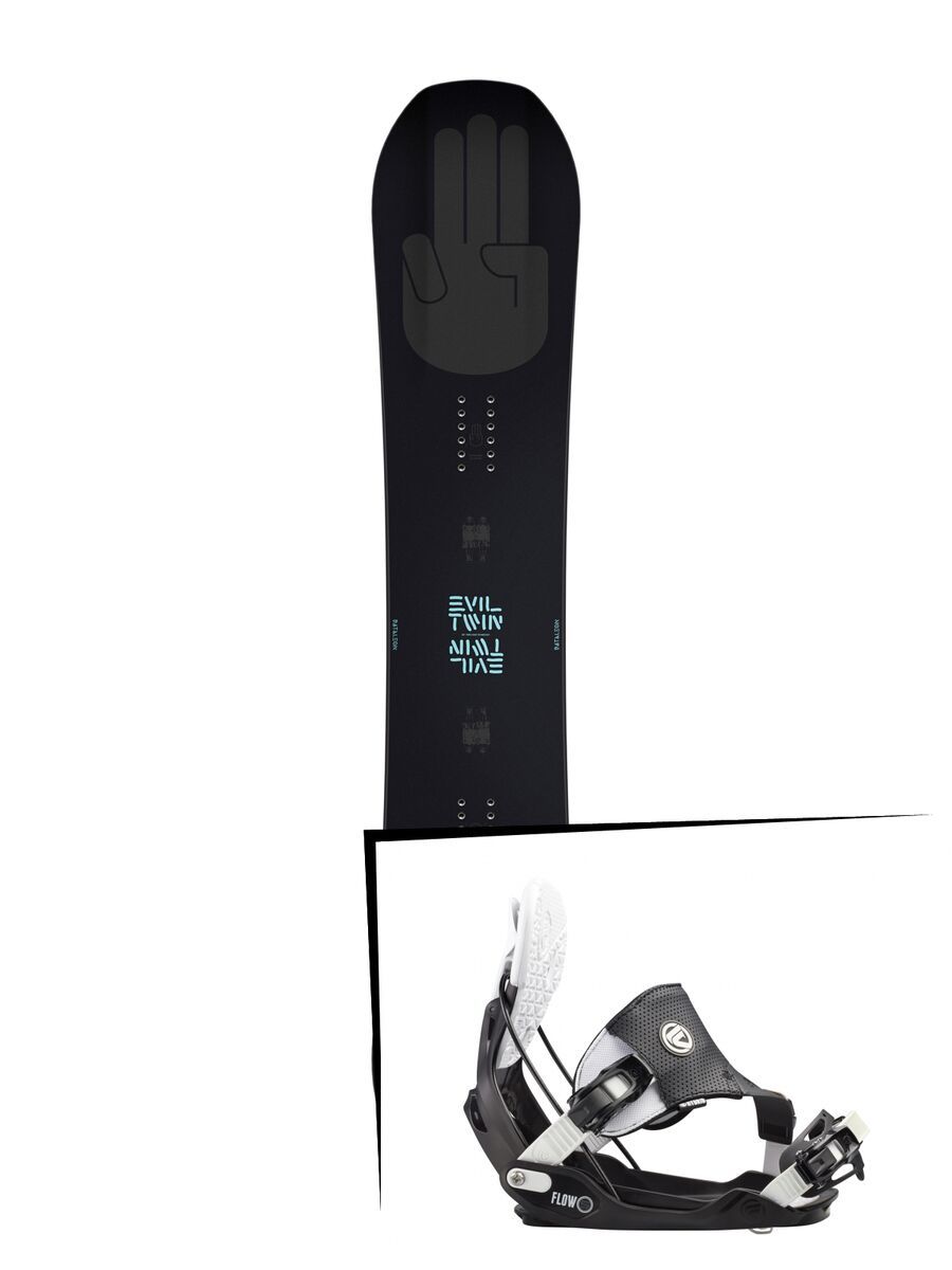 Set: Bataleon Evil Twin 2016 + Flow Five Hybrid (1513190S) - Bild 1