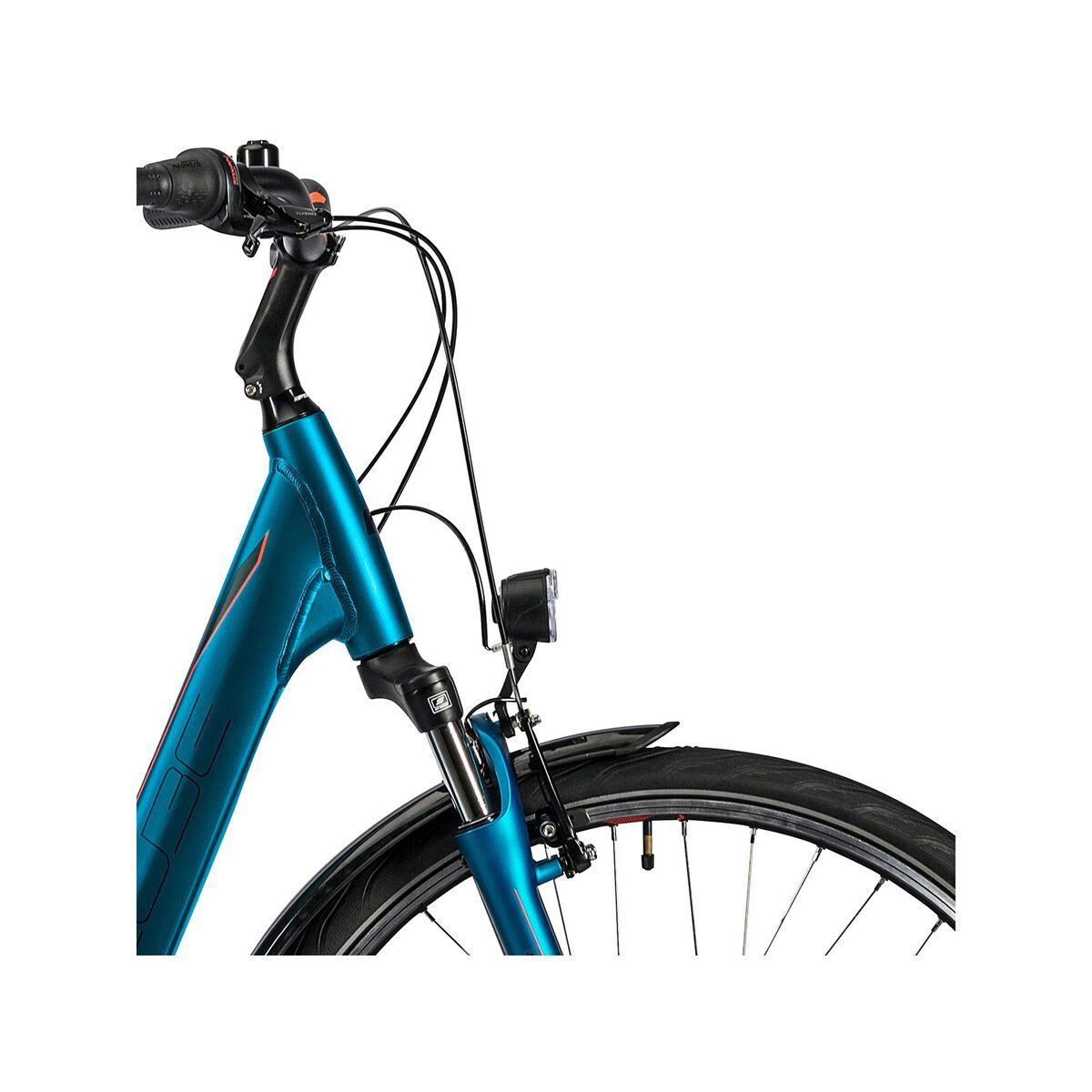 Cube Town Easy Entry, aqua petrol flashred - Bild 5