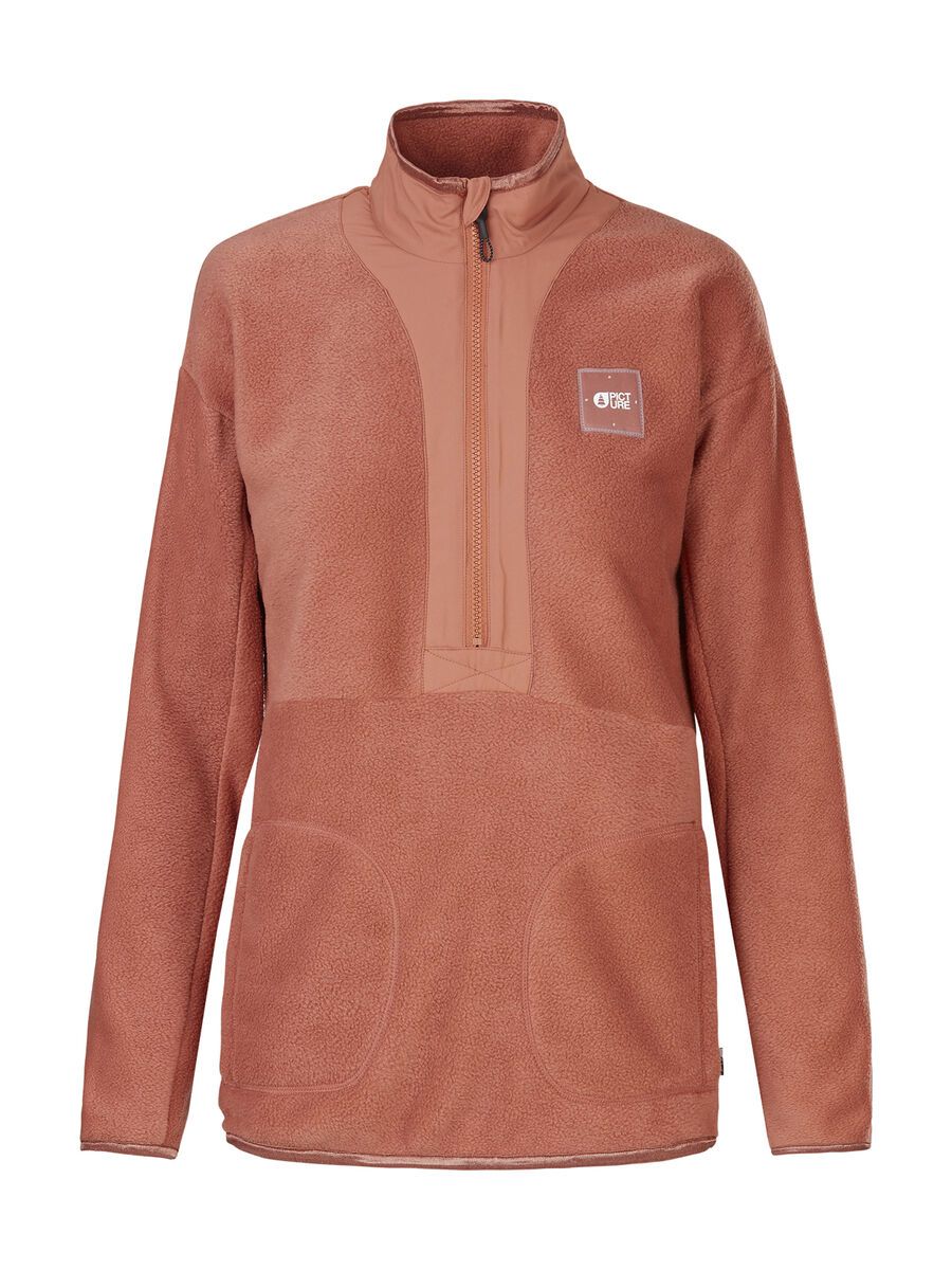 Picture Bakki 1/4 Tech Fleece, cedar wood - Bild 1