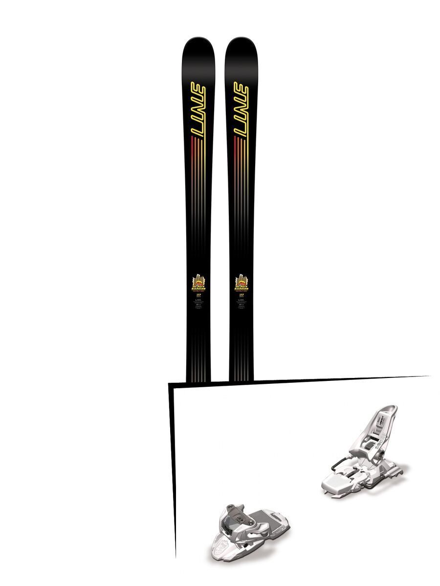 Set: Line Honey Badger 2018 + Marker Squire 11 white - Bild 1