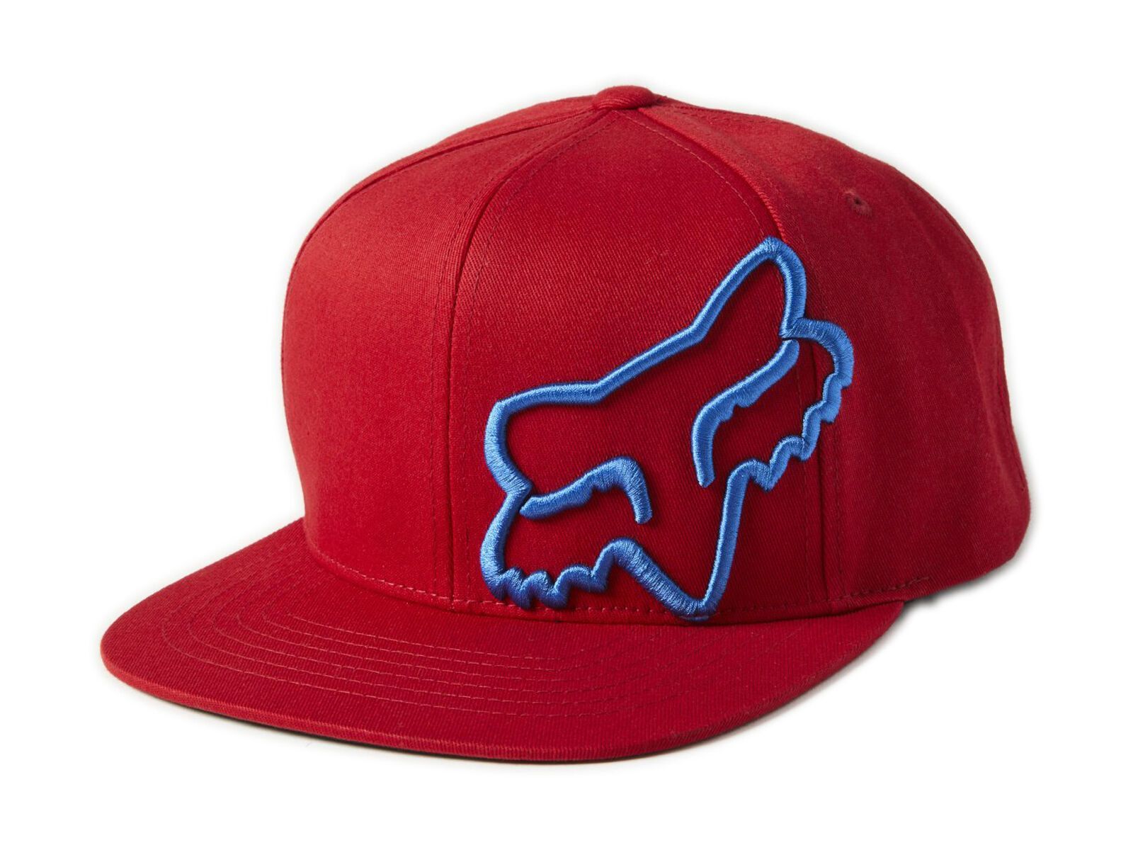 Fox Headers Snapback Hat, red - Bild 1