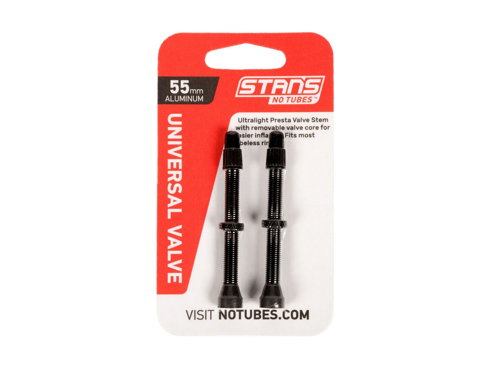 Stan's NoTubes Universal Alloy Valve - 55 mm, black - Bild 3