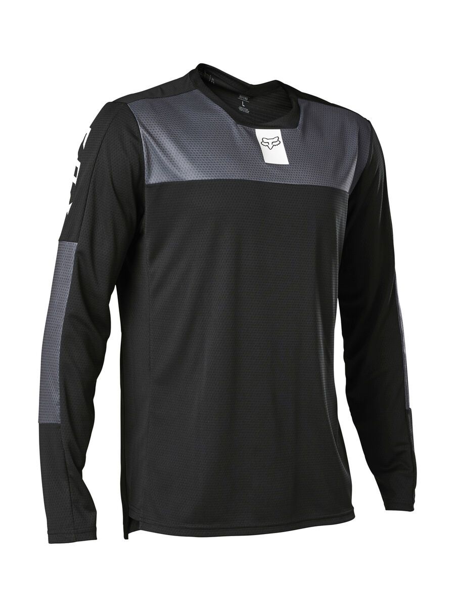 Fox Defend LS Jersey Fox Head, black - Bild 1