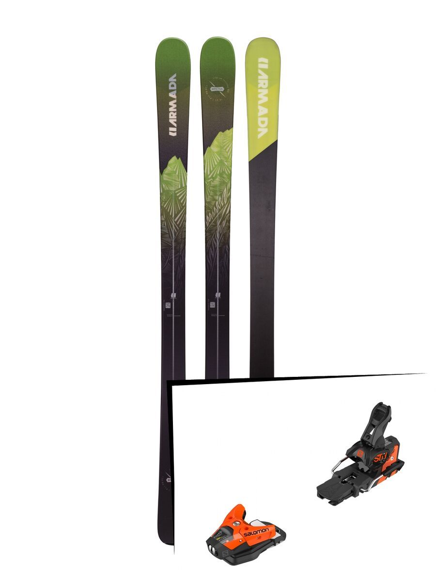 Set: Armada Invictus 85 2019 + Salomon STH2 WTR 13 orange/black - Bild 1