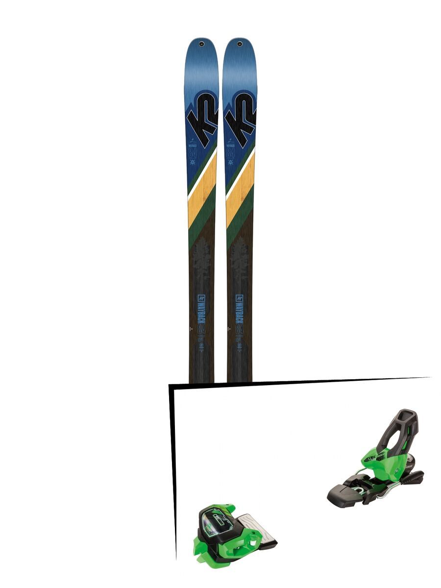 Set: K2 SKI Wayback 84 2019 + Tyrolia Attack² 11 GW green - Bild 1