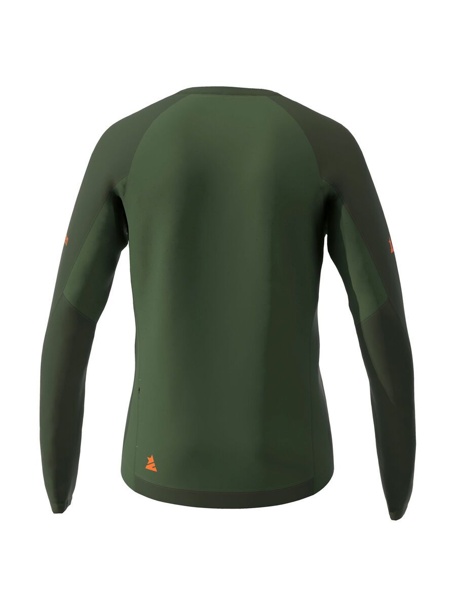 Zimtstern PureFlowz Shirt LS Men, bronze green/forest night - Bild 4