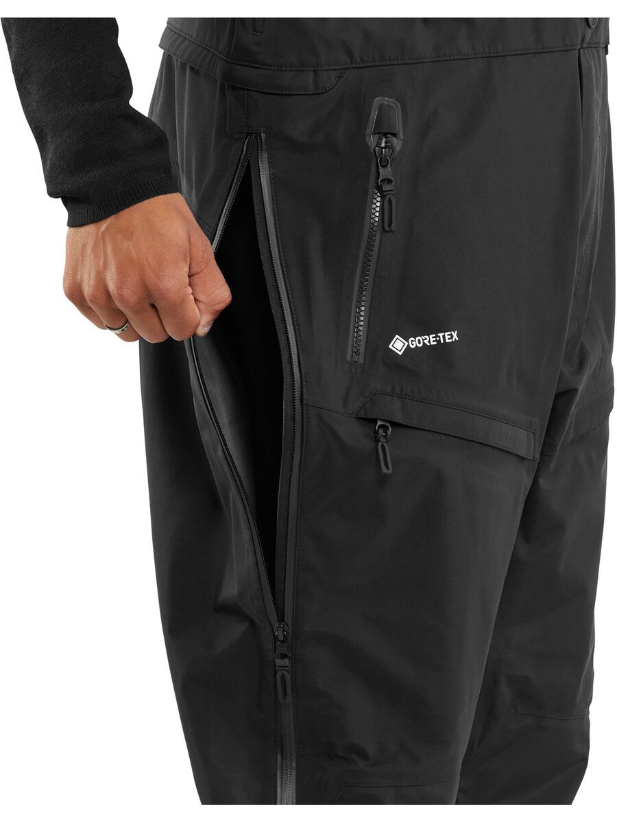 【新品】VOLCOM 24-25 3L GORE BIB OVERHAULER Volcom 3L Gore-Tex Bib Overhauler Men's Snow Pants, Black