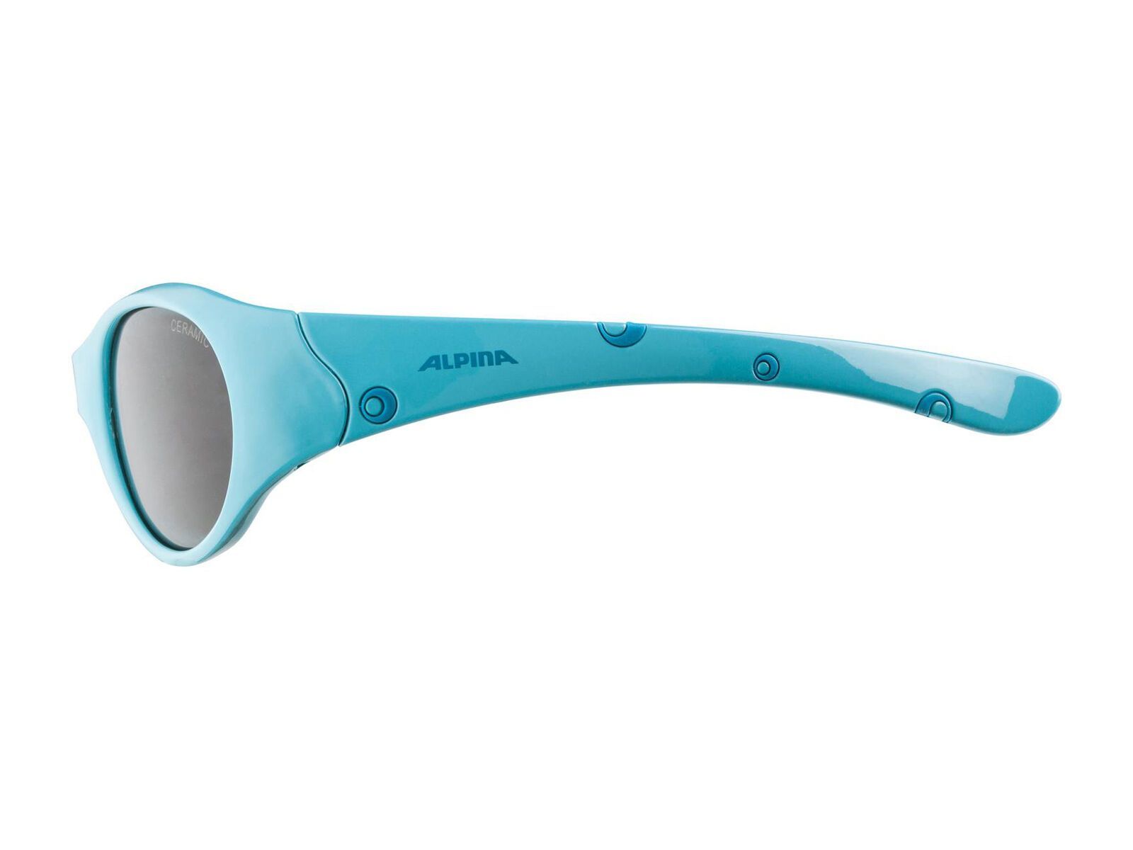 Alpina Flexxy Girl, Black / turquoise gloss - Bild 3