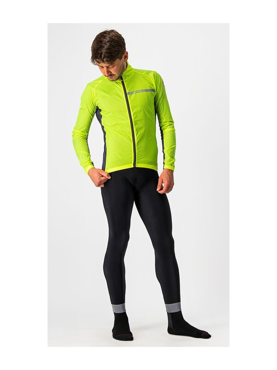 Castelli Squadra Stretch Jacket, yellow fluo/dark gray - Bild 7