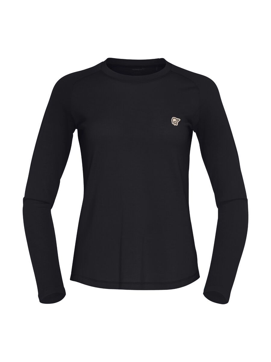 Norrona femund pureUll Long Sleeve W's, caviar black - Bild 1
