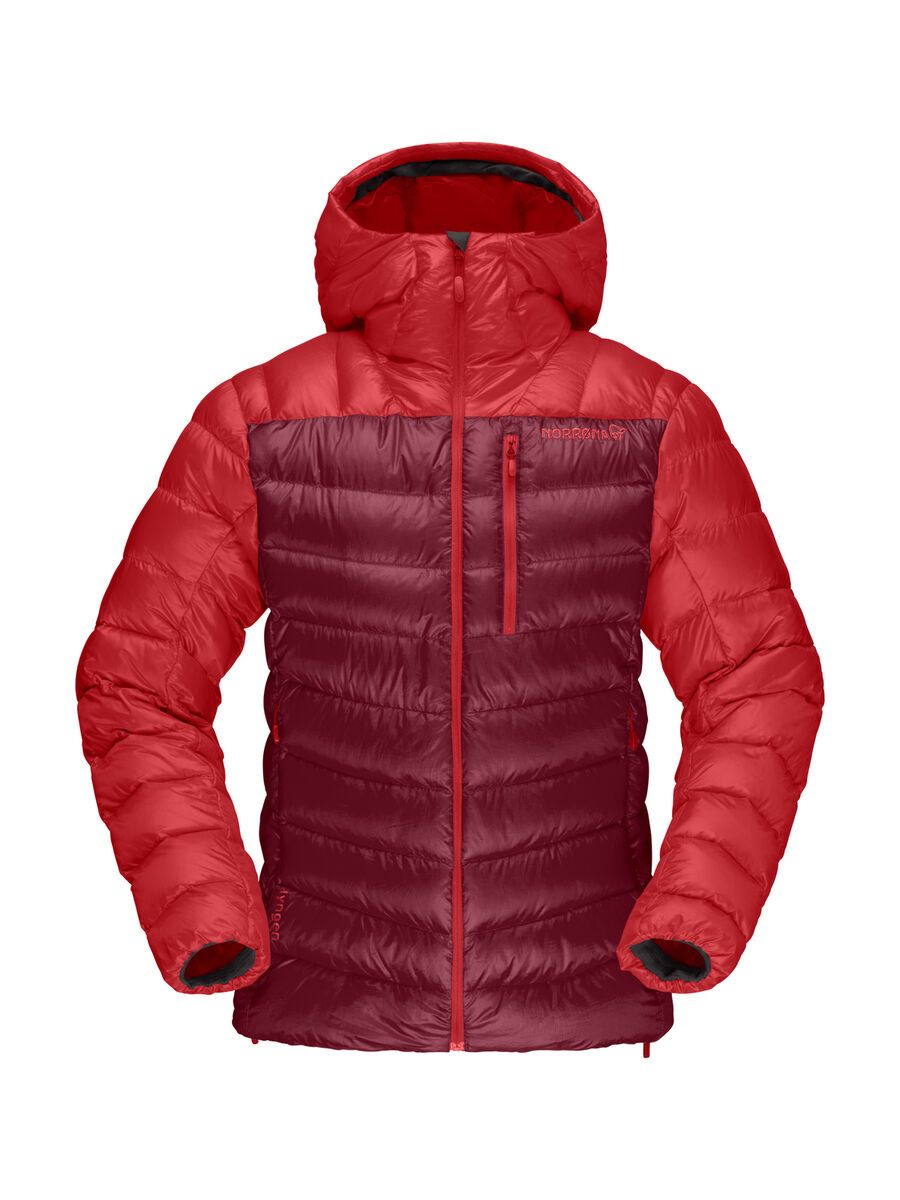 Norrona lyngen down850 Hood W's, true red/rhubarb - Bild 1