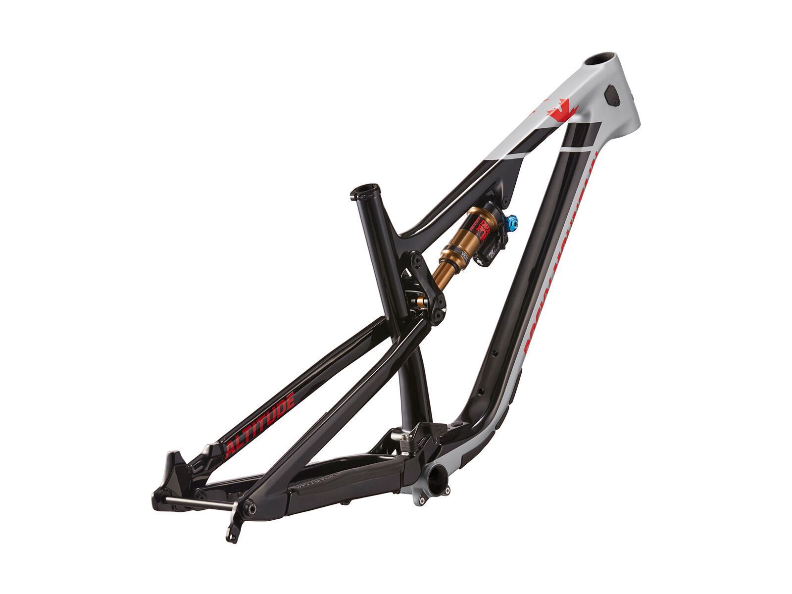 Rocky Mountain Altitude Carbon Frameset, black black/fox racing grey/flaming lips - Bild 4