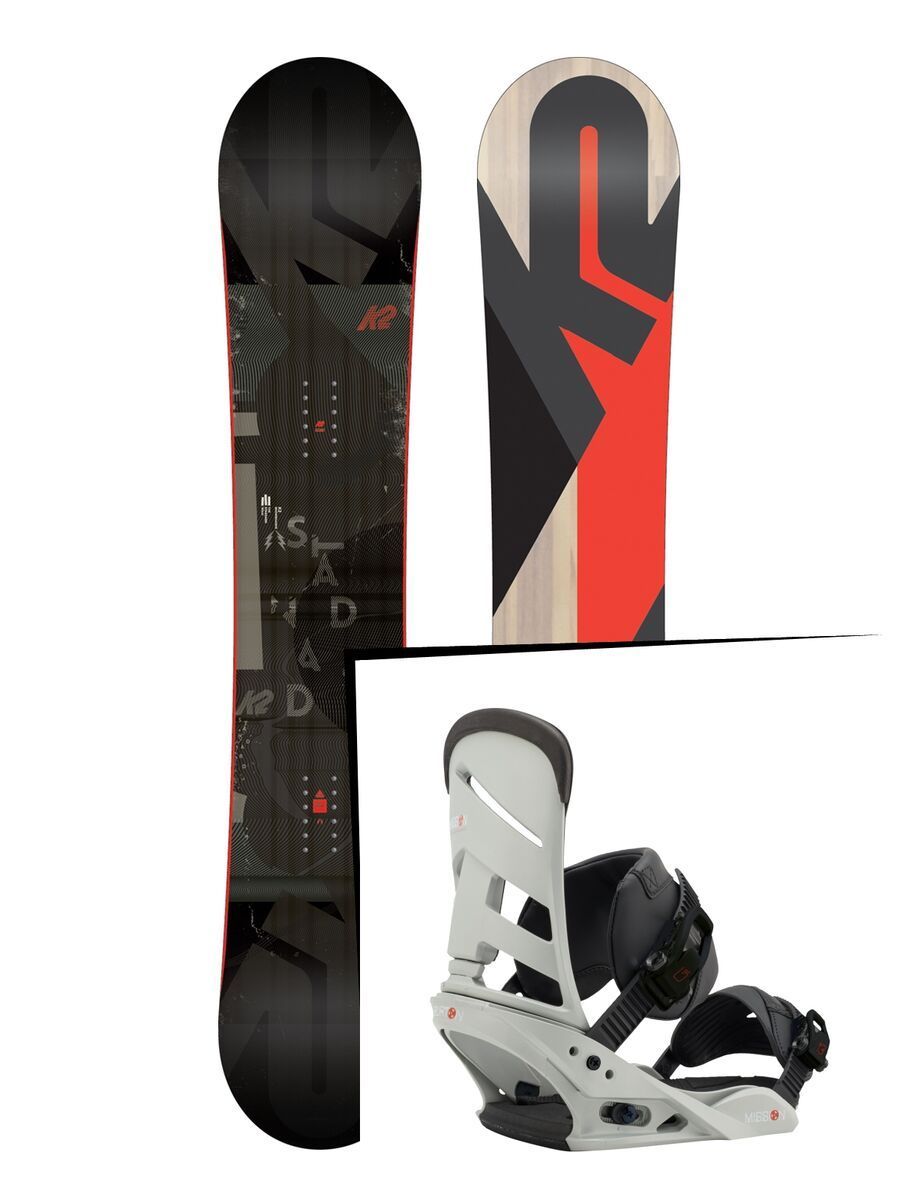Set: K2 Standard 2018 + Burton Mission gnarly sheen - Bild 1