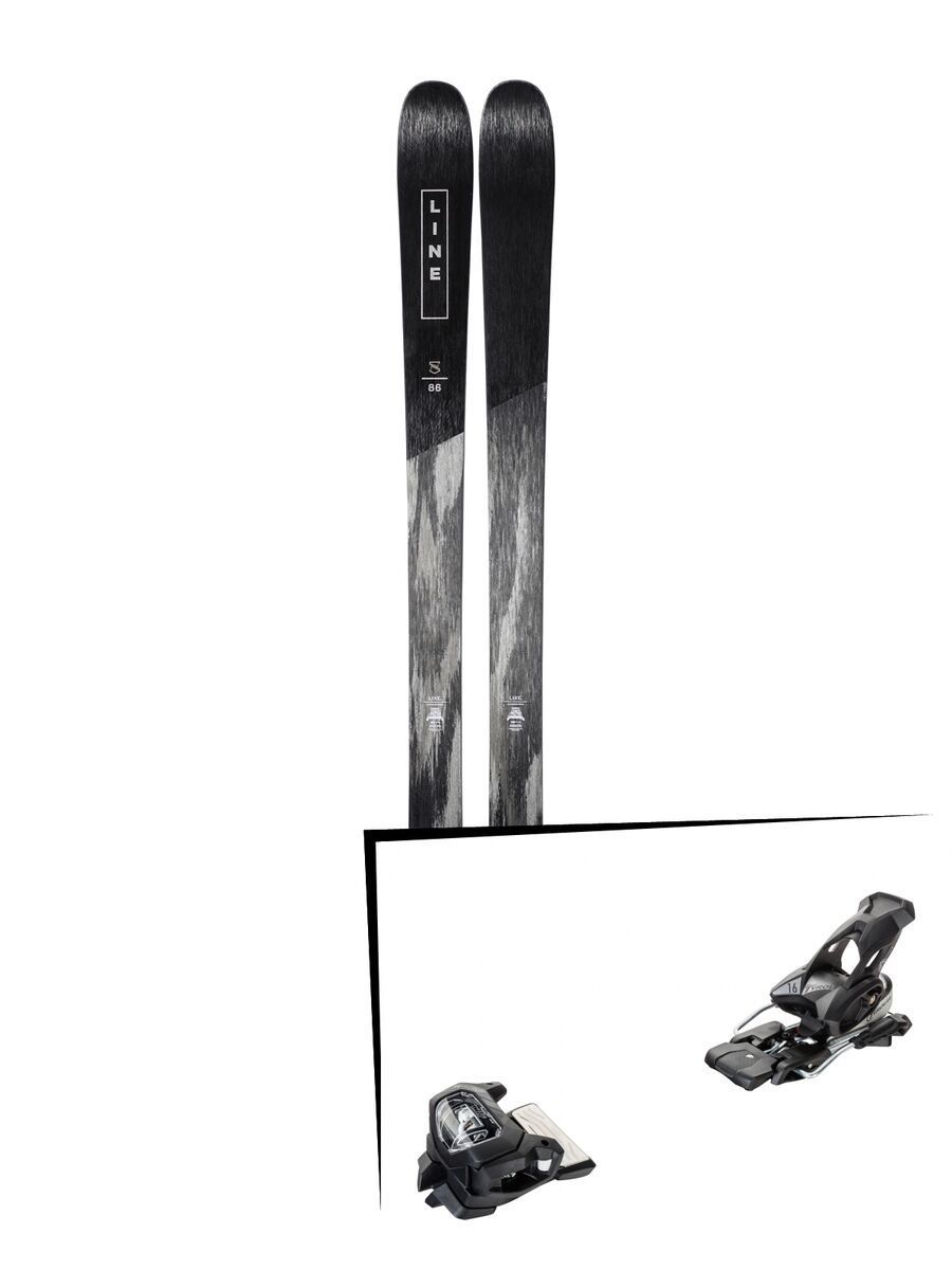 Set: Line Supernatural 86 2019 + Tyrolia Attack² 16 GW solid black - Bild 1