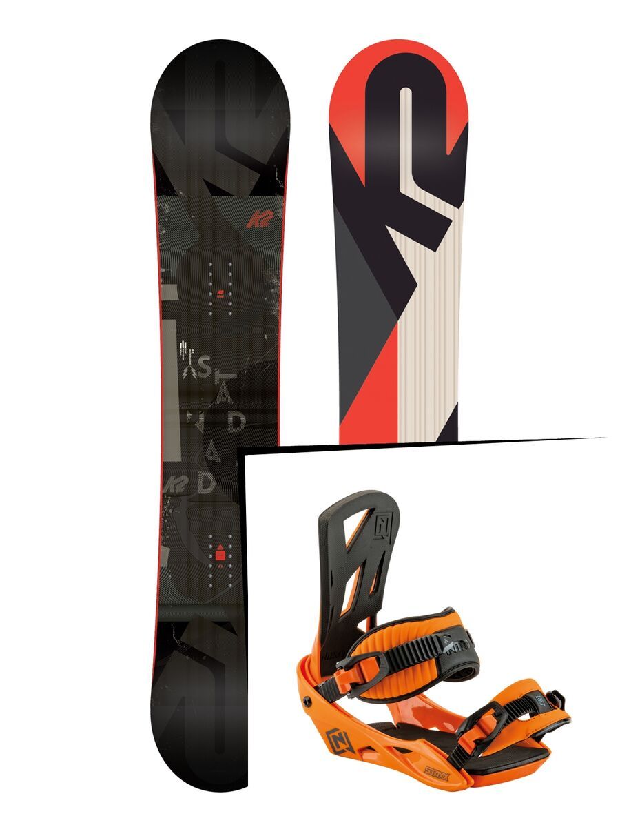 Set: K2 Standard Wide 2018 + Nitro Staxx bright orange - Bild 1