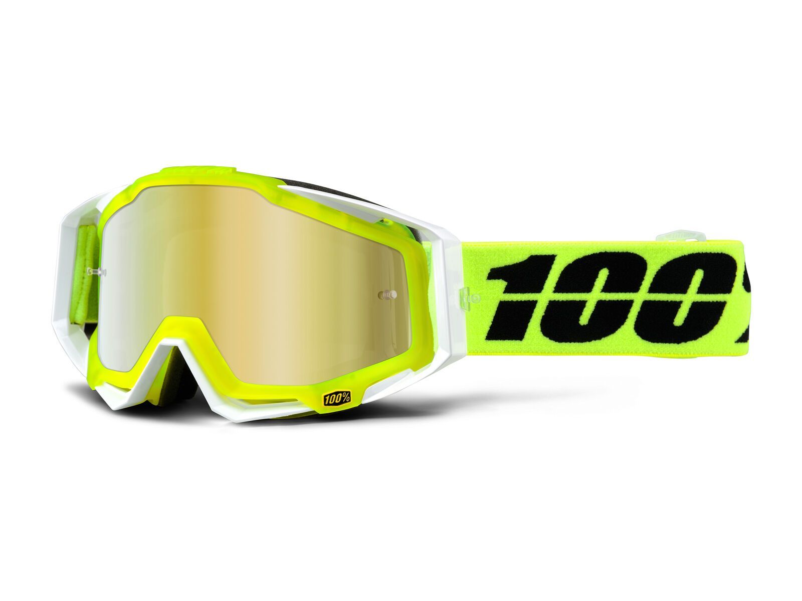 100% Racecraft inkl. Wechselscheibe, solar/Lens: mirror gold, clear - Bild 1