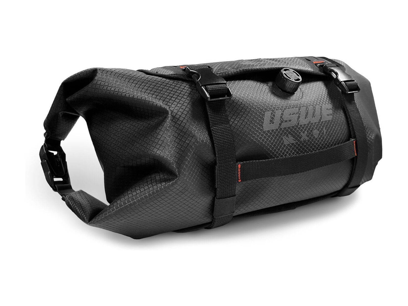 USWE Handlebar Roll-Top Bag + Holster, black - Bild 2