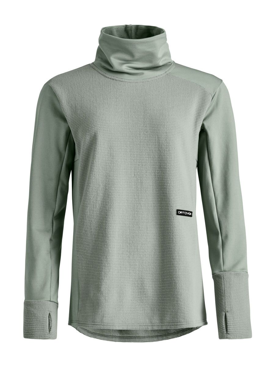 Ortovox Fleece Cord Longsleeve W, green sage - Bild 1