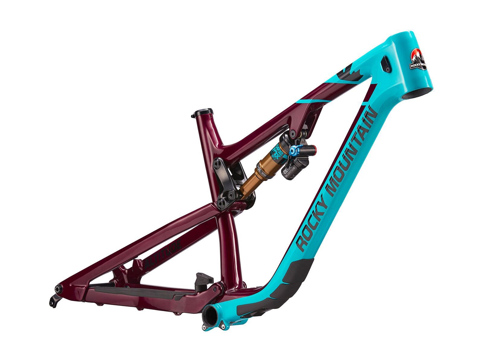 Rocky Mountain Altitude Carbon Frameset, raining blood/billy ocean/black in black - Bild 1