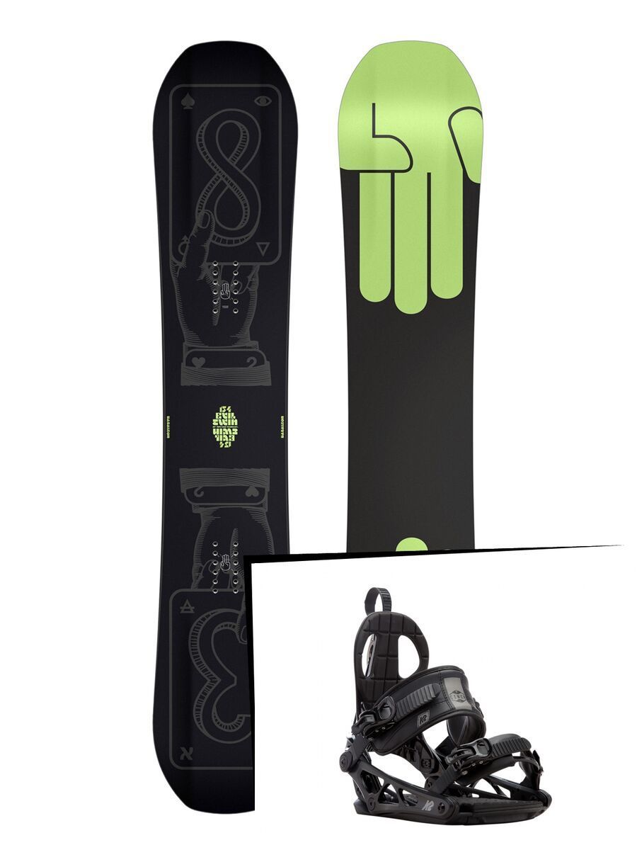 Set: Bataleon Evil Twin 2017 + K2 Cinch CTC (1728774S) - Bild 1