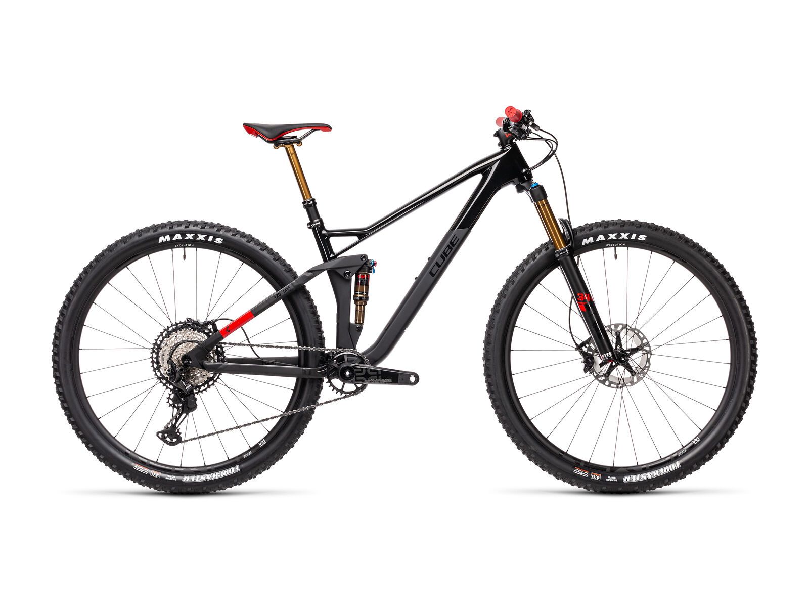 Cube Stereo 120 HPC SLT 29, carbon´n´red - Bild 1