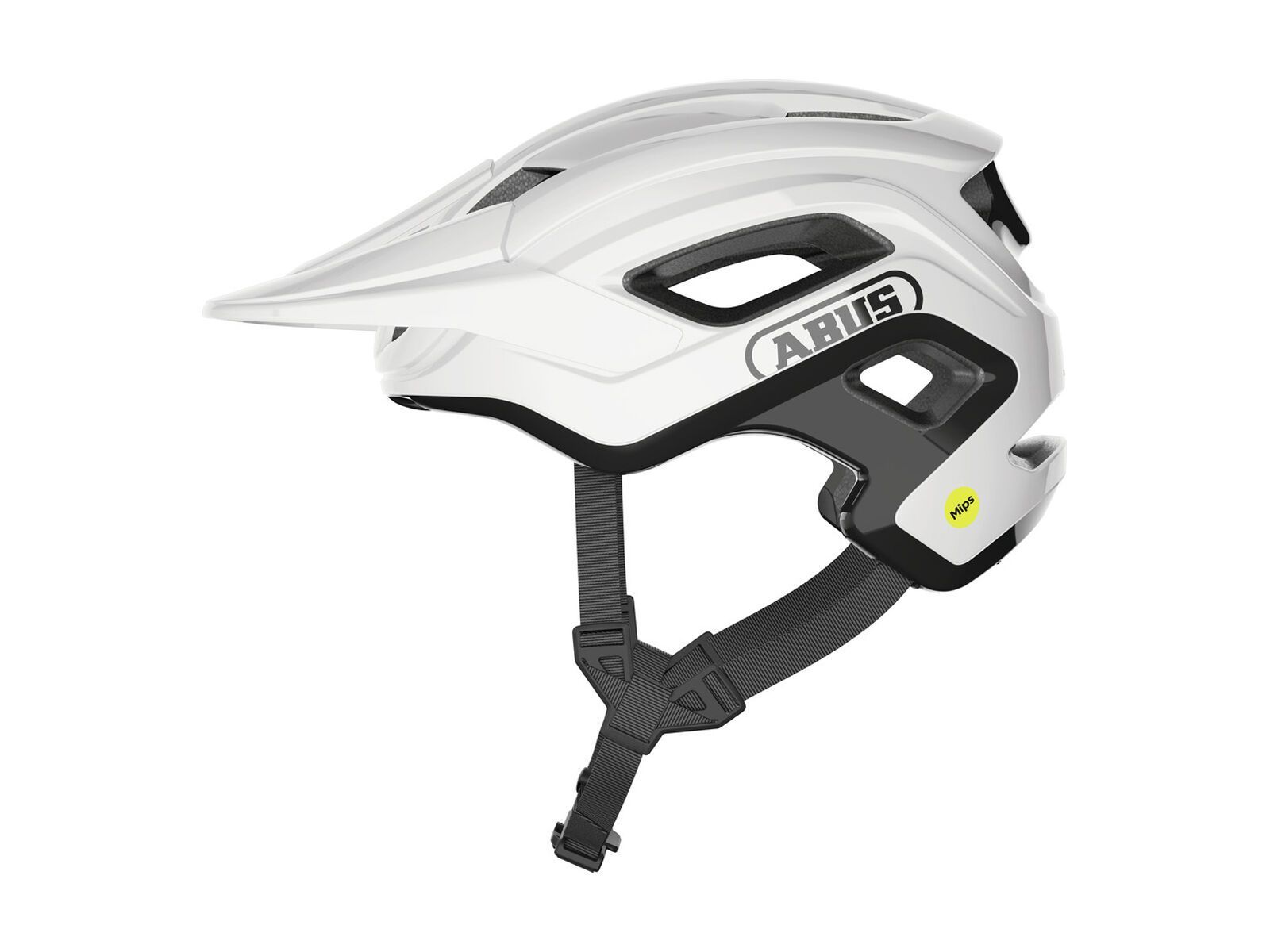 Abus CliffHanger MIPS, shiny white - Bild 1