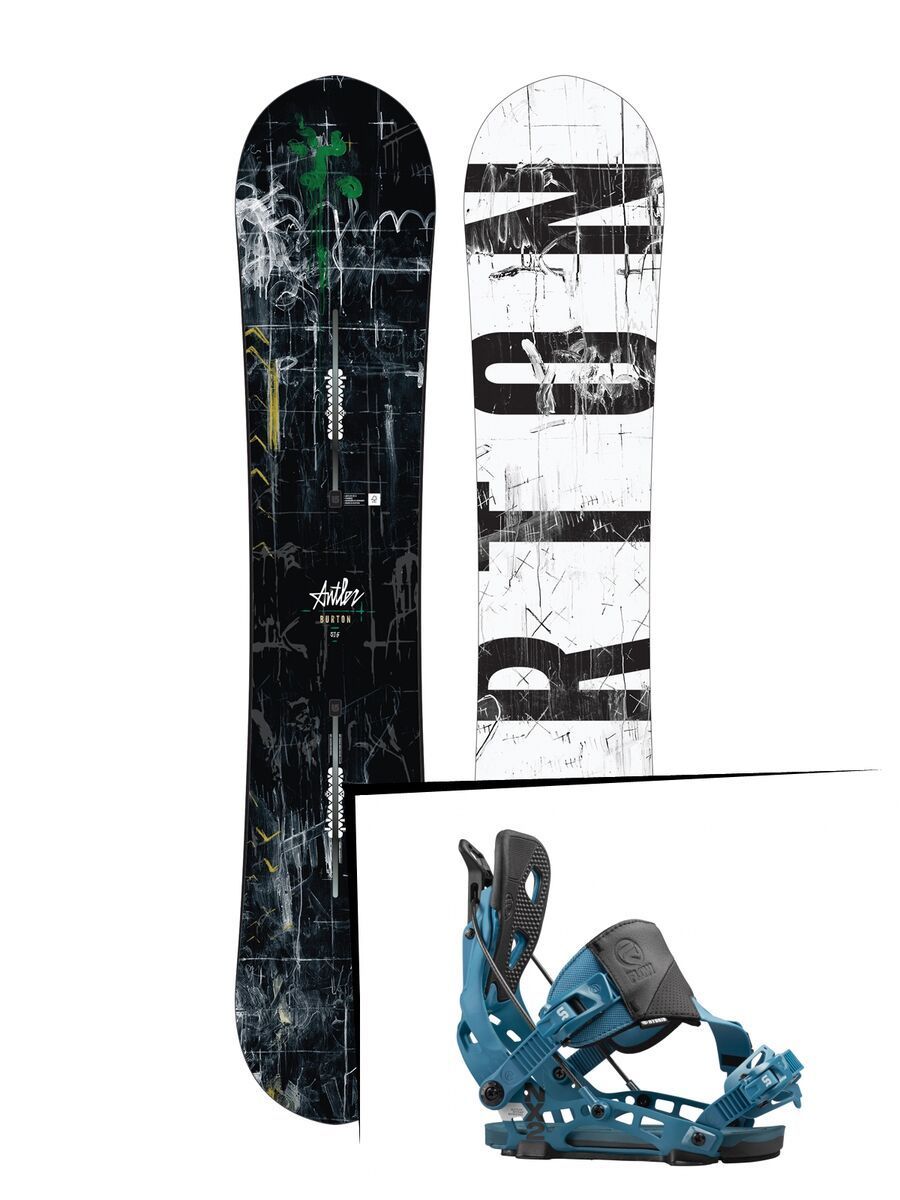 Set: Burton Antler 2017 + Flow NX2 Hybrid (1513127S) - Bild 1