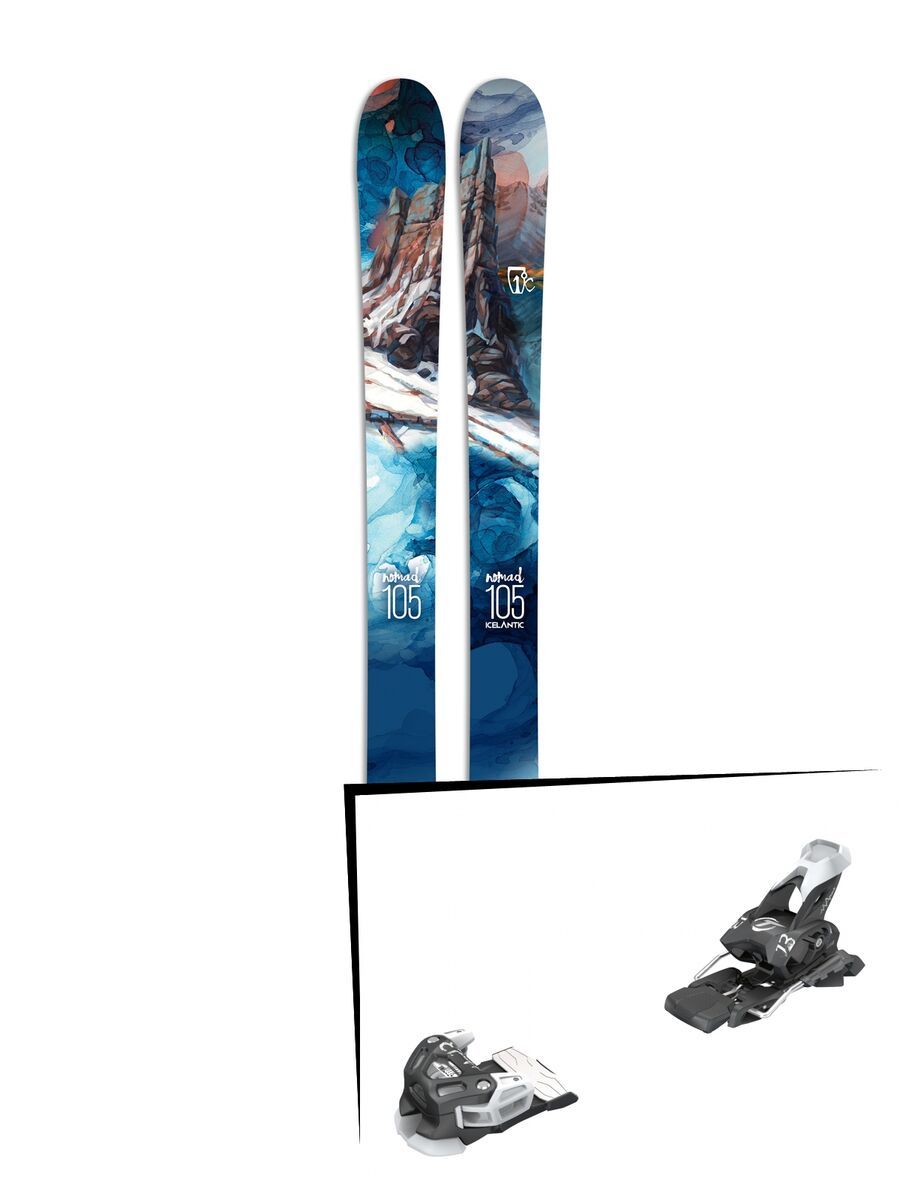 Set: Icelantic Nomad 105 2017 + Tyrolia Attack 13 (1715212) - Bild 1