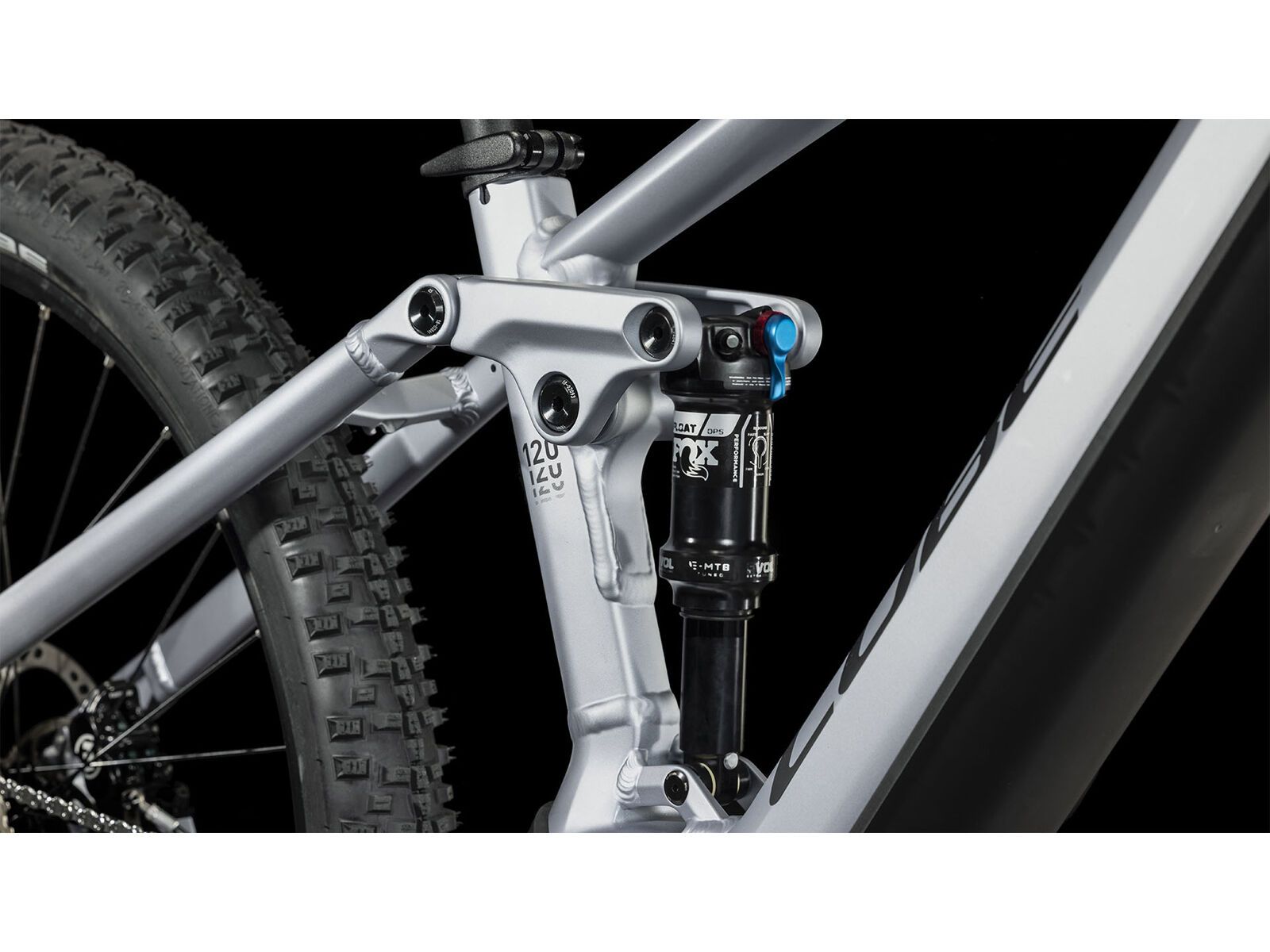 Cube Stereo Hybrid 120 Race 625 27.5, polarsilver´n´black - Bild 7