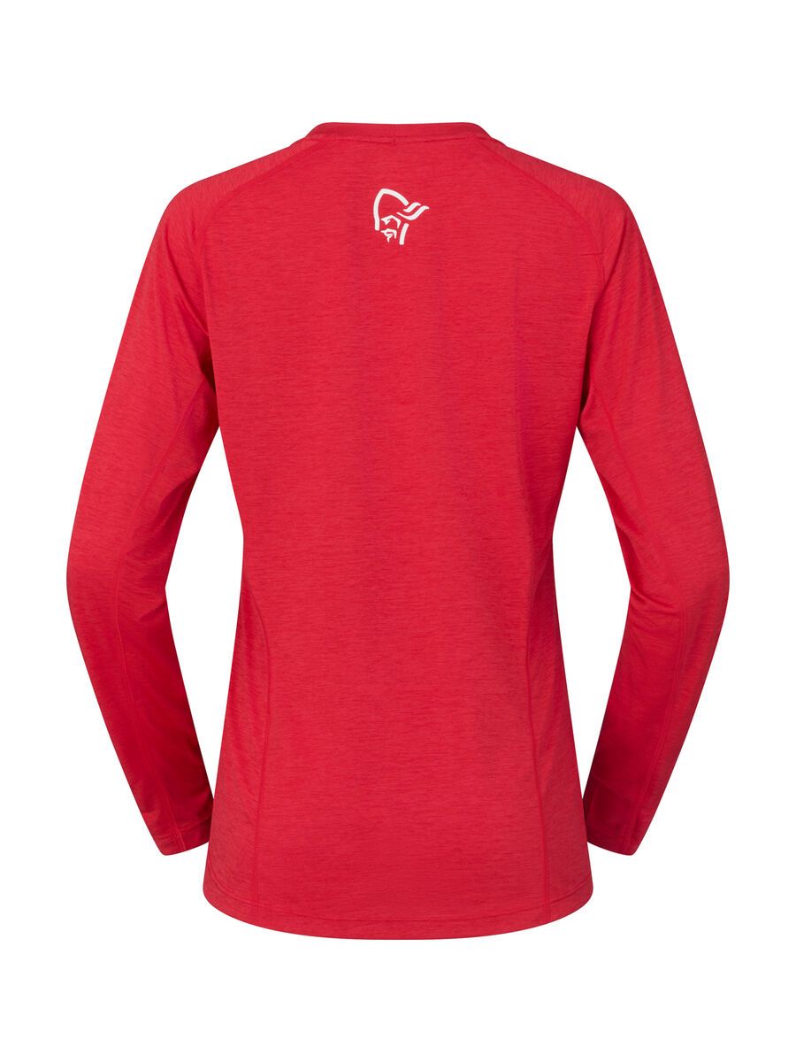 Norrona fjørå equaliser lightweight Long Sleeve W's, aura orange - Bild 2