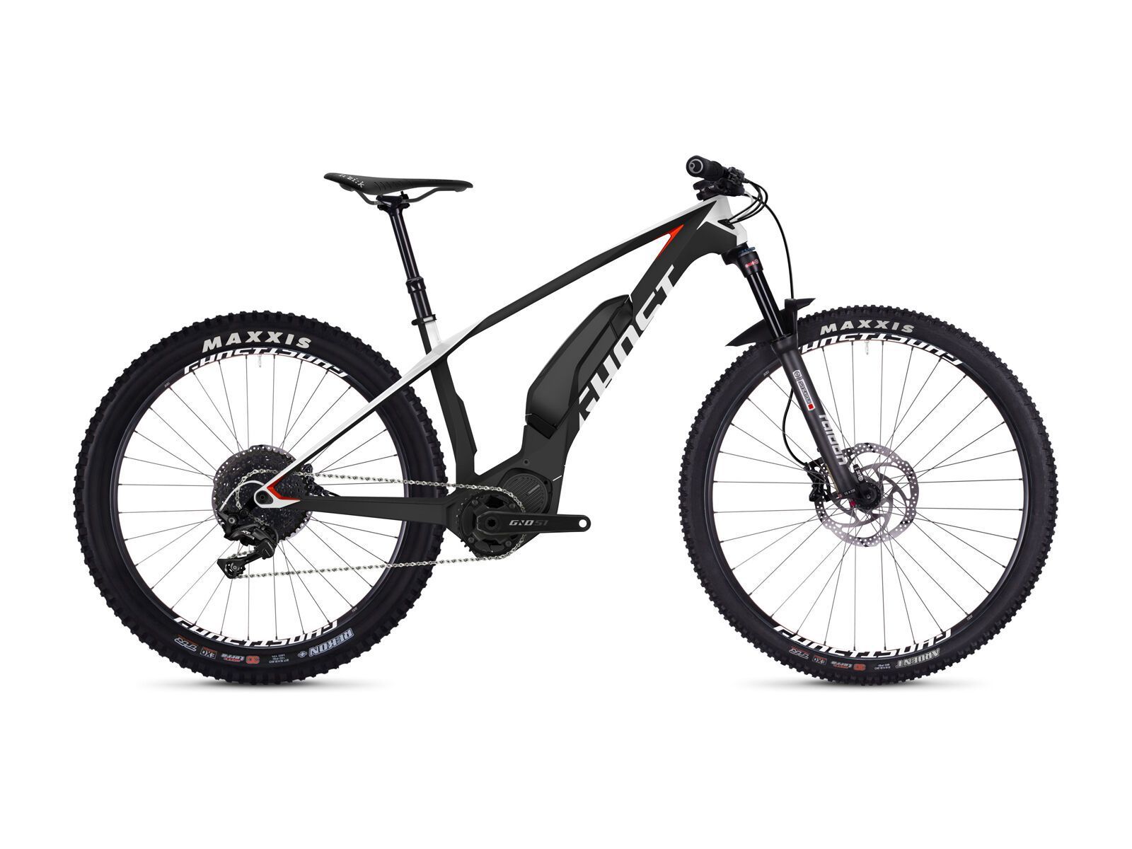 Ghost Hybride Lector S4.7+ LC, titanium gray/star white/riot red - Bild 1