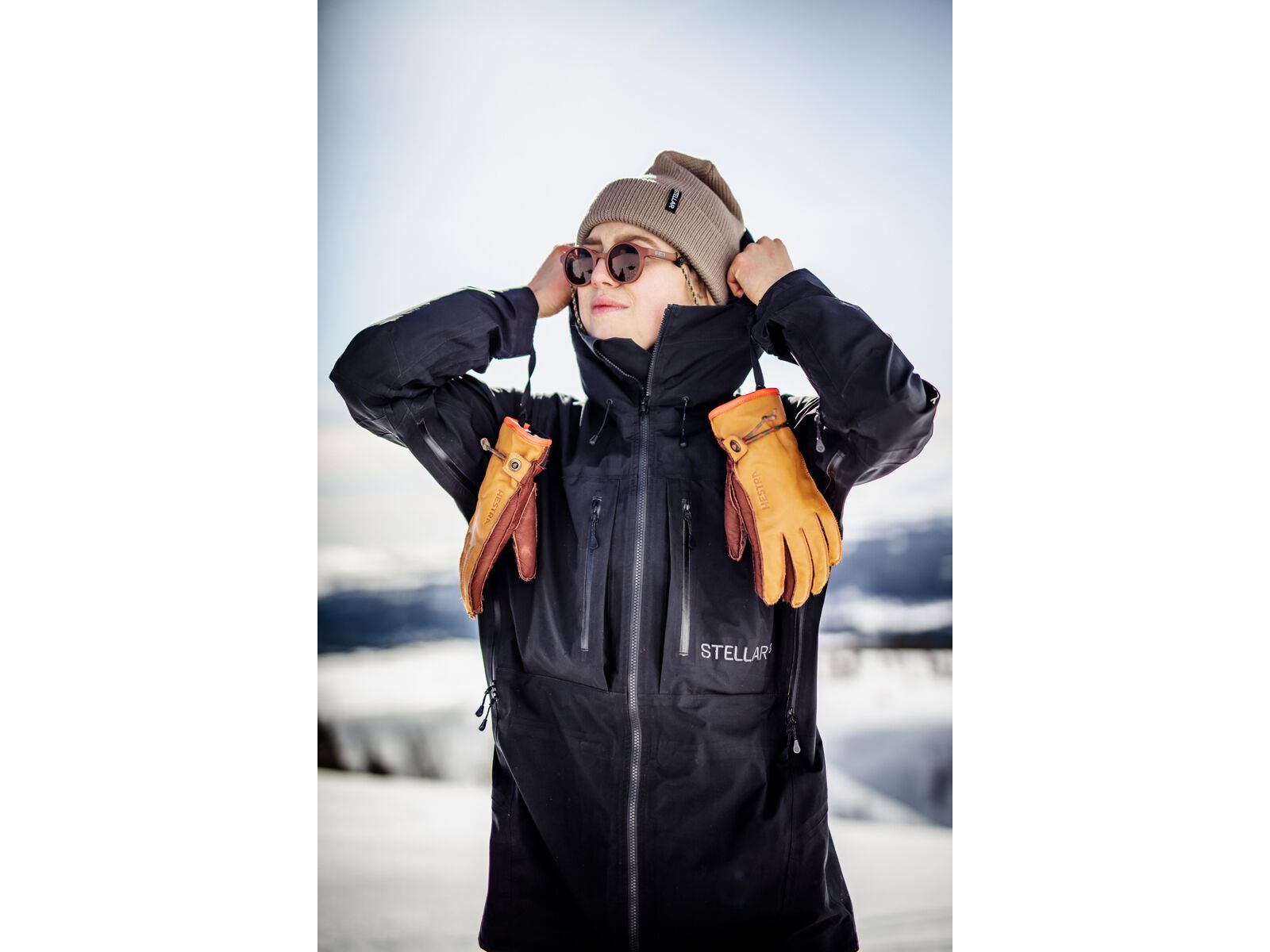 Hestra Wakayama 5 Finger, cork/brown - Bild 10