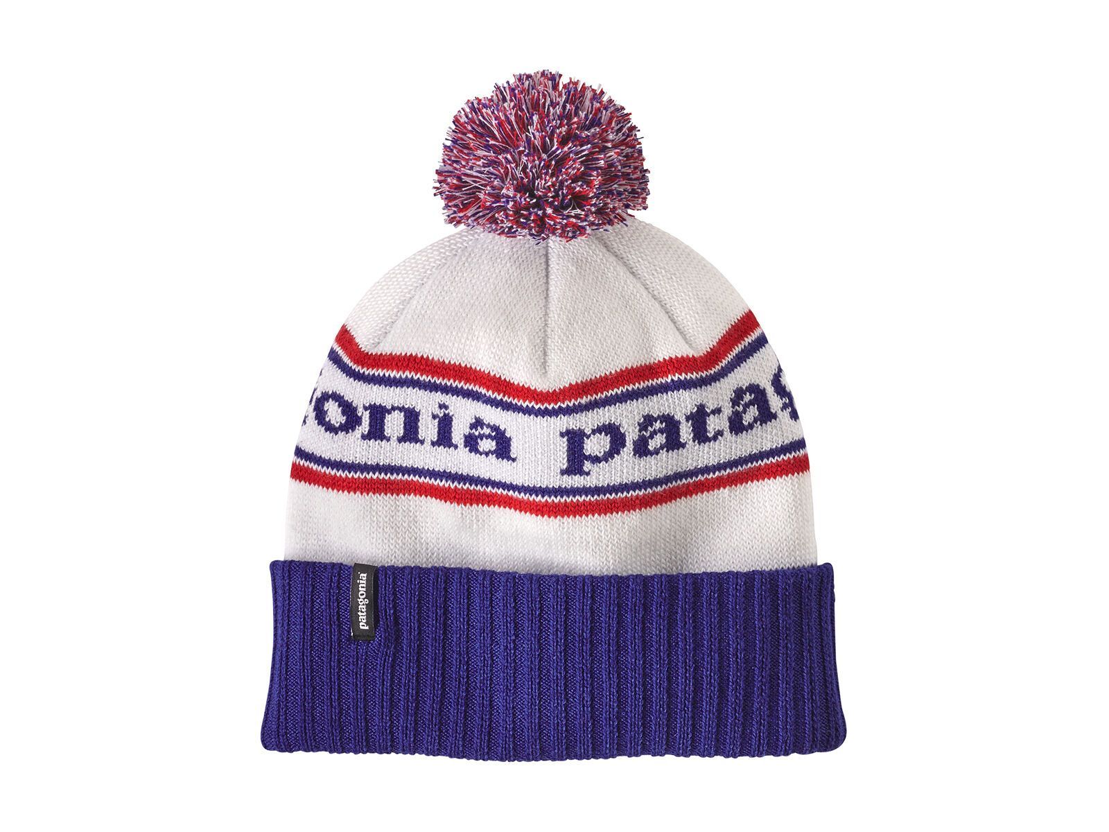 Patagonia Powder Town Beanie, park stripe: viking blue - Bild 1
