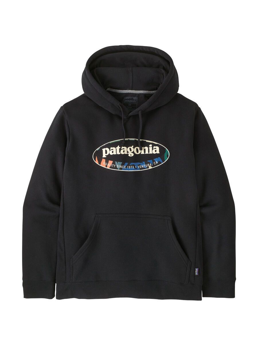 Patagonia Men's '95 Oval Logo Uprisal Hoody, black/kaleido - Bild 1
