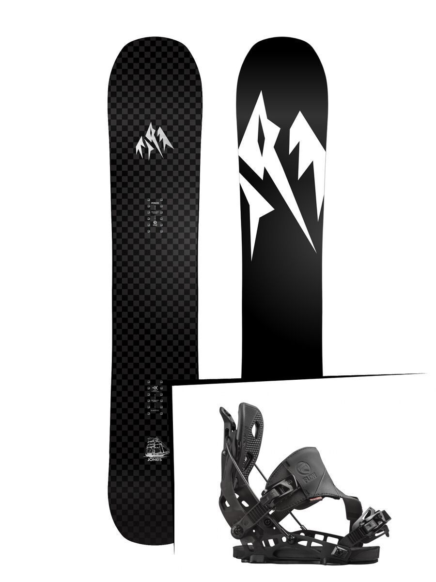 Set: Jones Carbon Flagship 2017 + Flow NX2 Hybrid (1513124S) - Bild 1