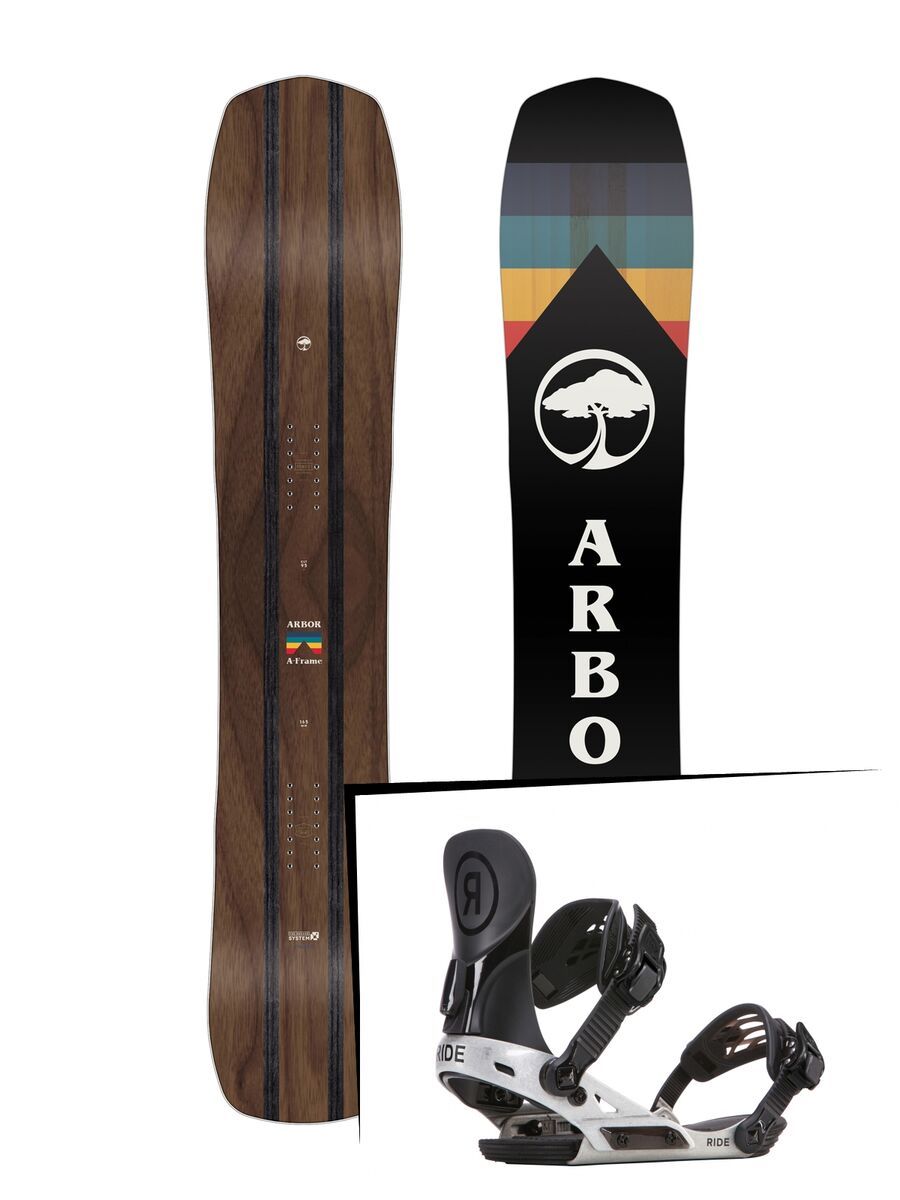 Set: Arbor A-Frame 2019 + Ride Phenom black - Bild 1
