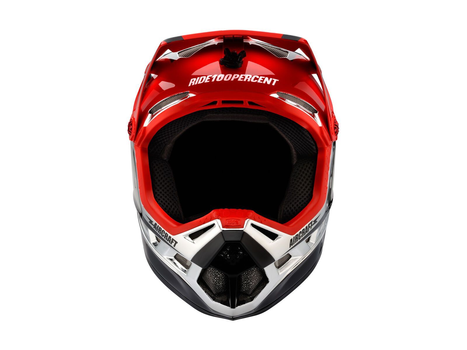 100% Aircraft DH Helmet Chrome Edition, Twinblaze Chrome - Bild 3