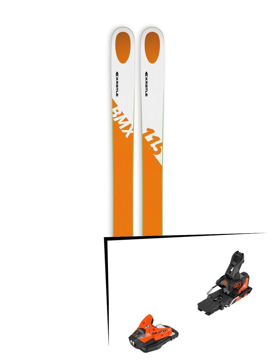 Set: Kästle BMX115 2018 + Salomon STH2 WTR 13 orange/black - Bild 1