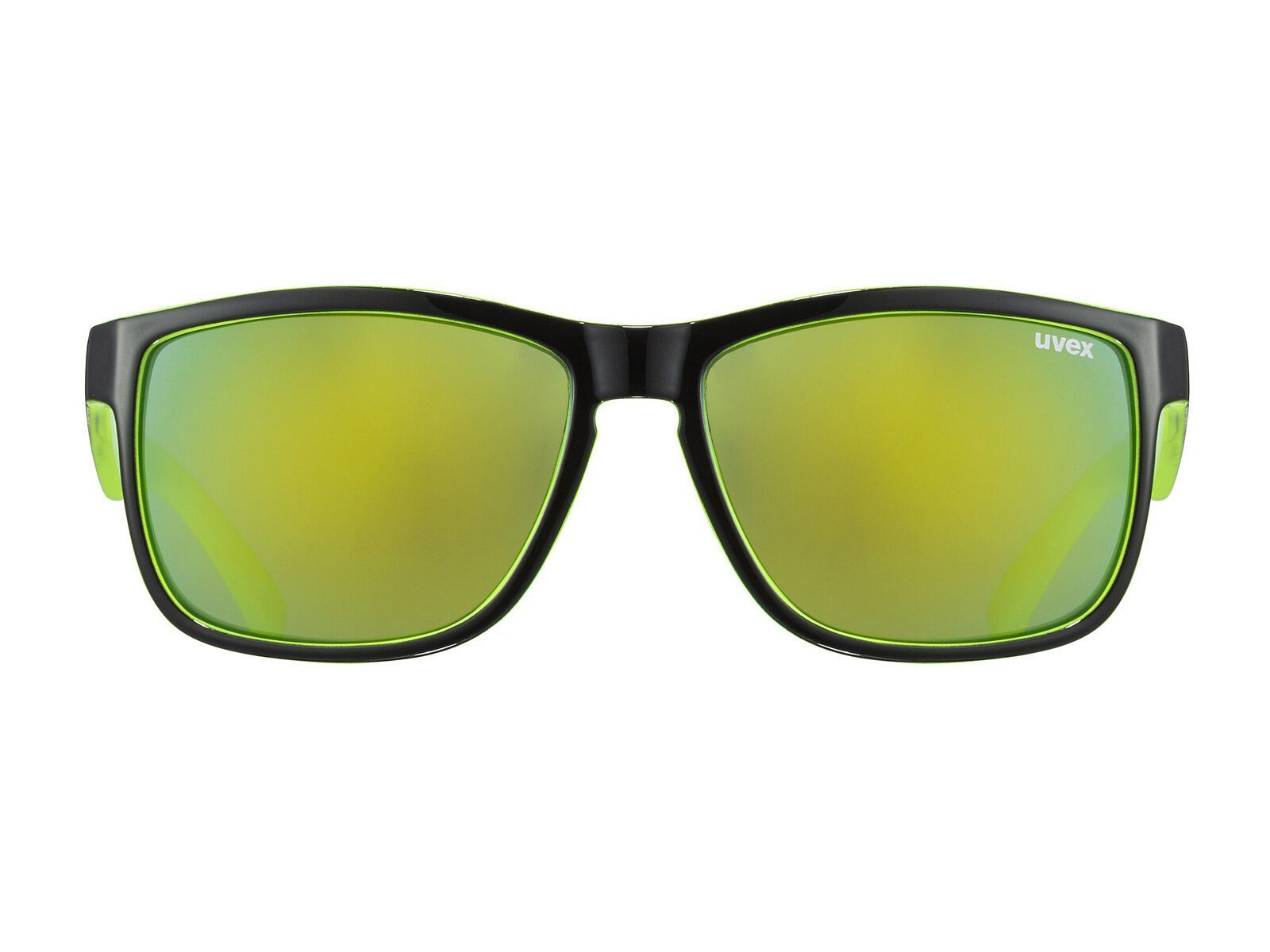 uvex lgl 39, black lime/Lens: mirror yellow - Bild 3