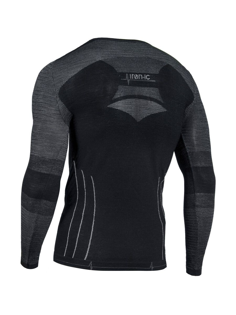 Iron-ic Wool Long-Sleeve T-Shirt Performance - Man, black - Bild 2