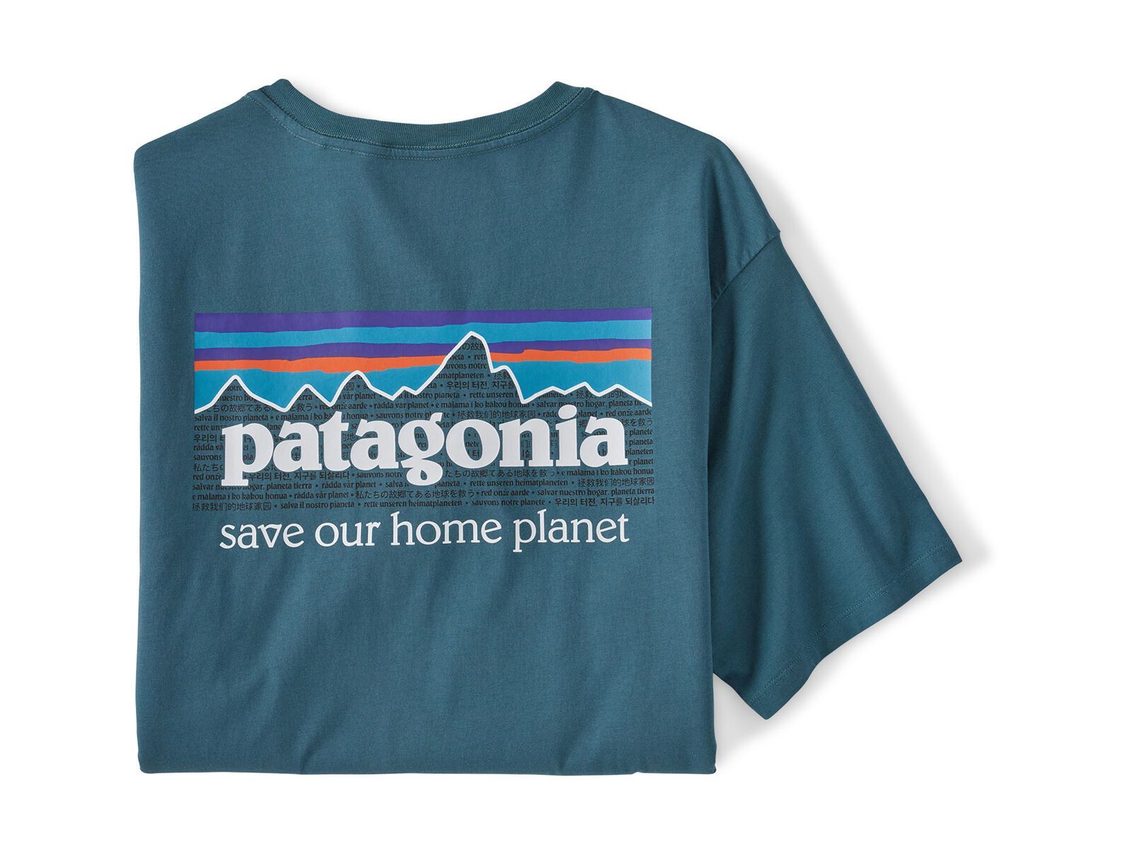 Patagonia Men's P-6 Mission Organic T-Shirt, abalone blue - Bild 1