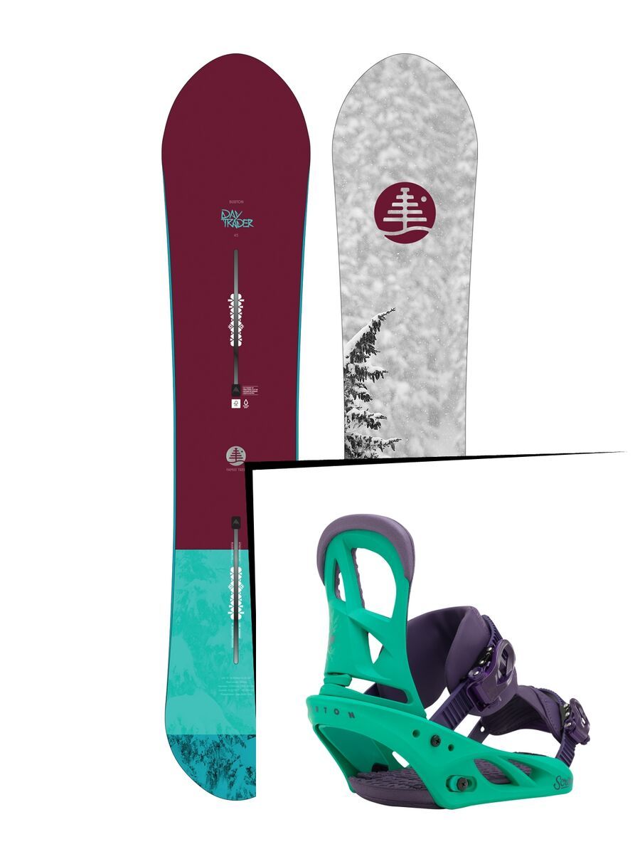 Set: Burton Day Trader 2017 +  Scribe (1464031S) - Bild 1